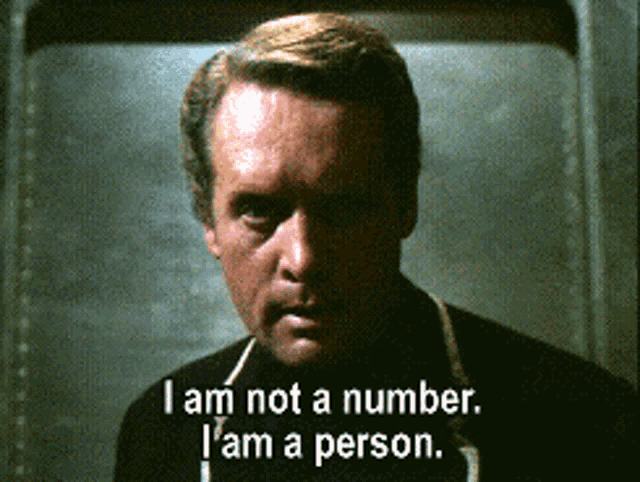 Im Not A Number Im A Person GIF - Im Not A Number Im A Person The Prisoner GIFs