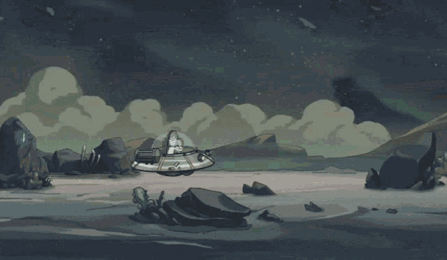 a cartoon of rick and morty saying " give me the wheel morty "