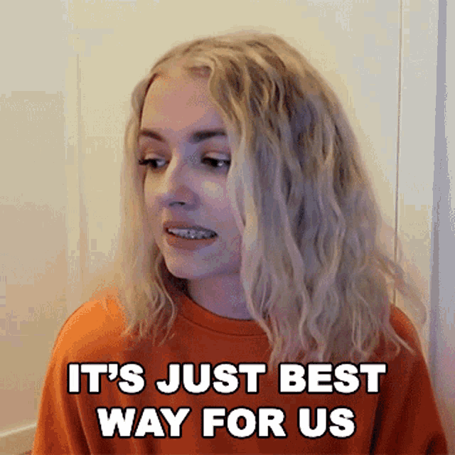 Its Just Best Way For Us Mimi GIF - Its Just Best Way For Us Mimi Michaela Lintrup GIFs