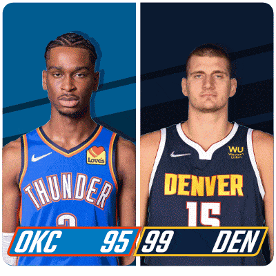two basketball players from okc and denver
