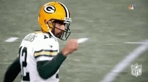 Green Bay Packers Aaron Rodgers GIF - Green Bay Packers Aaron Rodgers Punch GIFs
