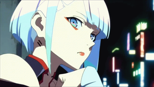 Lucy Laughing GIF - Lucy Laughing Cyber Punk GIFs