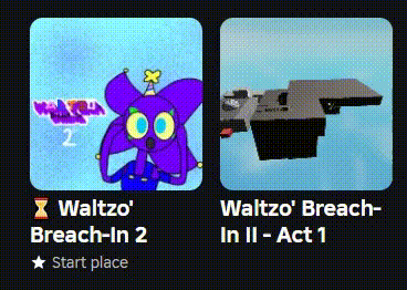 a screenshot of waltzo 's breach in 2 and waltzo 's breach in ii - act 1 .