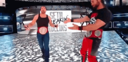Dean Ambrose Seth Rollins GIF - Dean Ambrose Seth Rollins Entrance GIFs