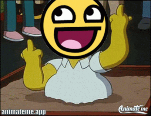 Middle Finger Homer Simpson GIF - Middle Finger Homer Simpson Simpsons GIFs