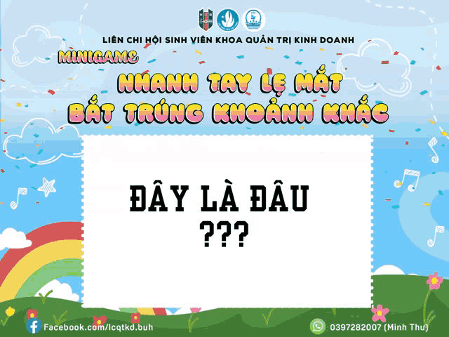an advertisement for a game called minigame with a rainbow in the background