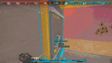 a screenshot of a video game with the time of 1:24 on the screen