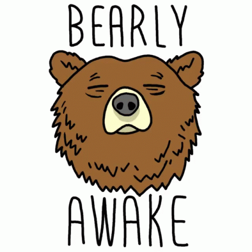 Bearly Awake GIF