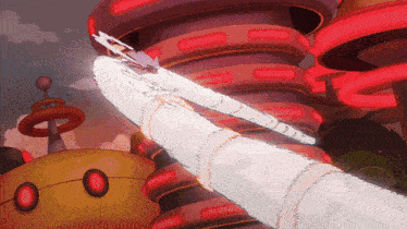a cartoon drawing of a rocket being launched into space