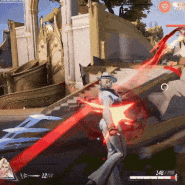 a screenshot of a video game with the number 12 on the left