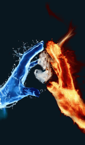 Rumi And Richard Fire And Water GIF - Rumi And Richard Fire And Water Hot Love GIFs