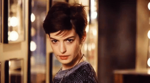 Anne Hathaway Hair Blown GIF