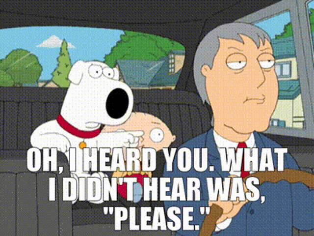 Family Guy Mayor West GIF - Family Guy Mayor West Oh I Heard You GIFs