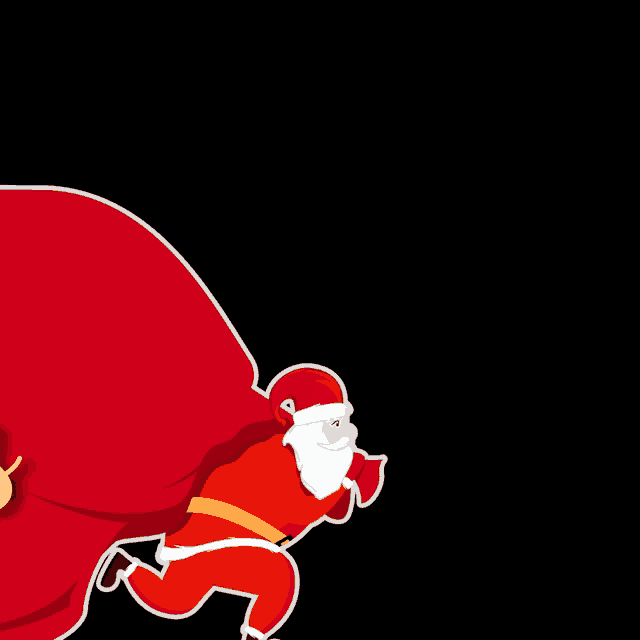 a poster that says merry christmas with santa claus