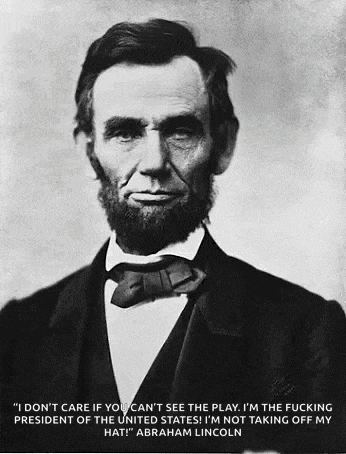a black and white photo of abraham lincoln with a quote on the bottom