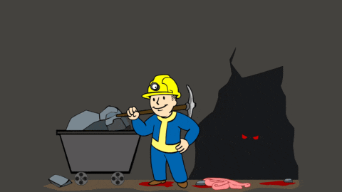 a man in a hard hat is holding a shovel and a watch