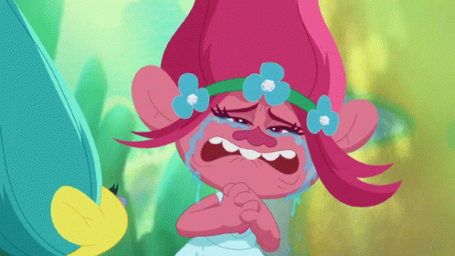 Crying Poppy GIF - Crying Poppy Trolls GIFs