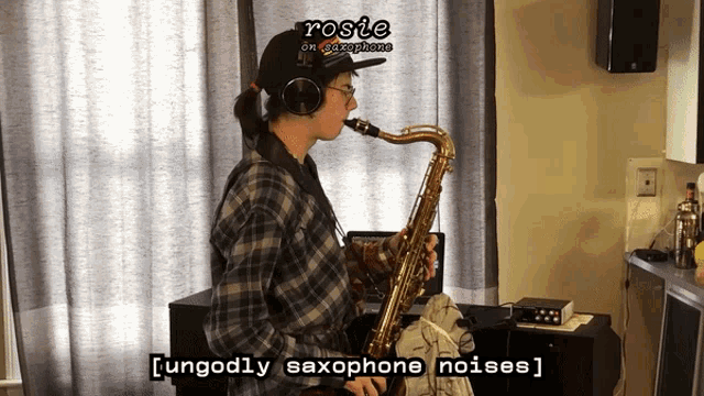 Ungodly Saxophone Noises The Garages GIF - Ungodly Saxophone Noises The Garages The Garages The Band GIFs