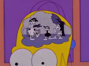Cerveau GIF - Homer Simpson The Simpsons Brain GIFs