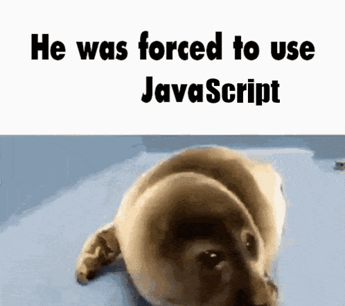 Javascript Sad Programmer GIF - Javascript Sad Programmer Sad Seal GIFs