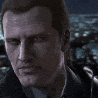 a close up of a man 's face with a black glove on