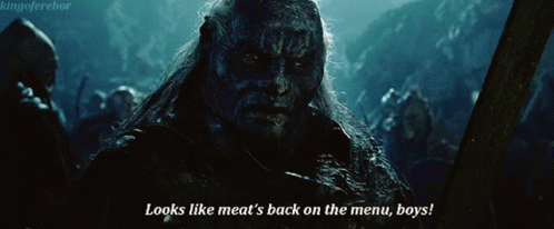 Meats Back On The Menu Lord Of The Rings GIF