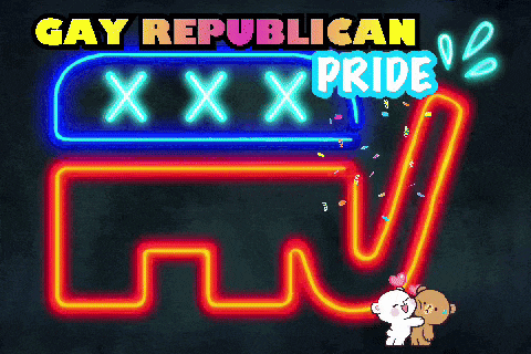 a poster for gay republican xxx pride