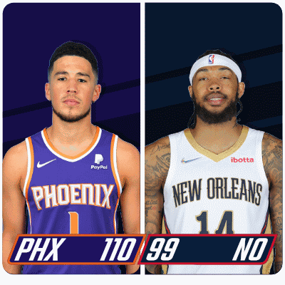 Phoenix Suns (110) Vs. New Orleans Pelicans (99) Post Game GIF - Nba Basketball Nba 2021 GIFs