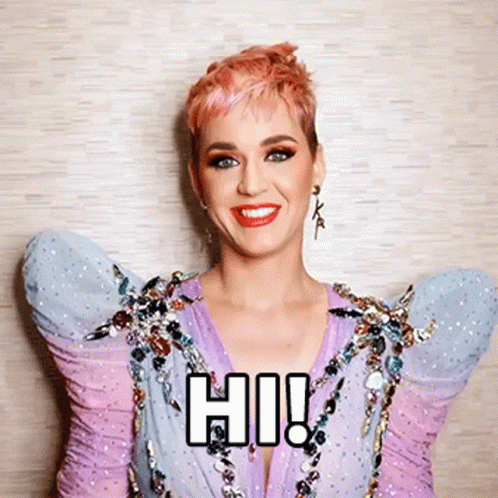 Hi Katy Perry GIF - Hi Katy Perry Idols Global GIFs