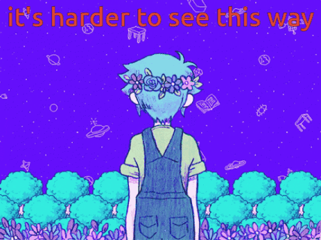 Omori Its Hard To See GIF - Omori Its Hard To See Harder To See GIFs