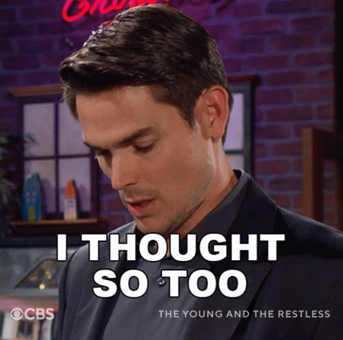 I Thought So Too Adam Newman GIF - I Thought So Too Adam Newman The Young And The Restless GIFs