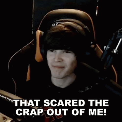 That Scared The Crap Out Of Me Casey Kirwan GIF - That Scared The Crap Out Of Me Casey Kirwan That Was Frightening GIFs
