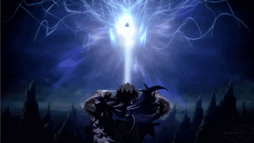 a drawing of a person with a light coming out of their chest
