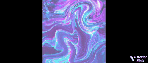 a purple and blue swirl with a red line in the middle of it .