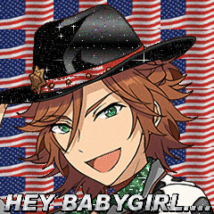 a boy wearing a cowboy hat with the words hey babygirl below him