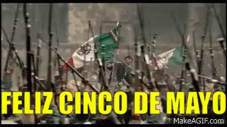 Batalla De Puebla Y Alentando Al Ejercito GIF - Ignacio Zaragoza Batalla De Puebla Cinco De Mayo GIFs