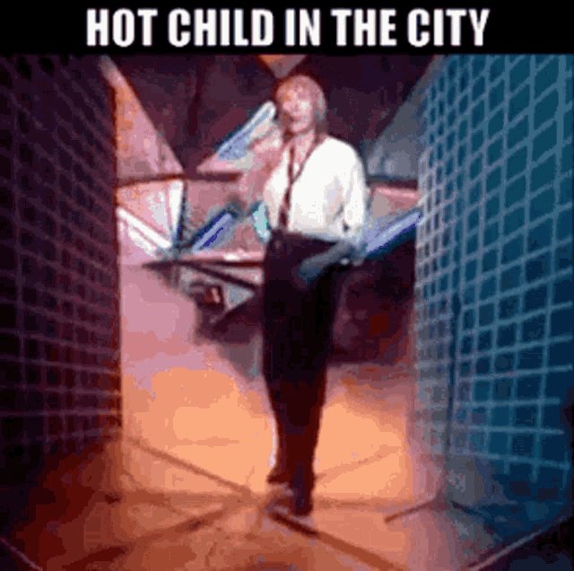 Hot Child In The City Nick Gilder GIF - Hot Child In The City Nick Gilder Running Wild GIFs