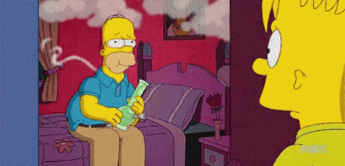 The Simpsons Homer Simpson GIF - The Simpsons Homer Simpson Smoke GIFs