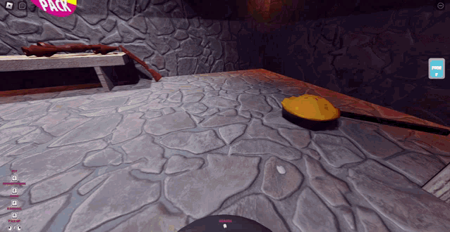 a screenshot of a video game with the word pack in the corner
