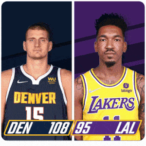 two basketball players from denver and los angeles