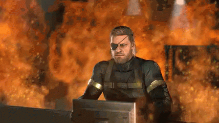 I Dunno - Metal Gear Solid V GIF - Metal Gear Solid V Video Game Flames GIFs