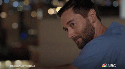 Chuckle Dr Max Goodwin GIF - Chuckle Dr Max Goodwin New Amsterdam GIFs
