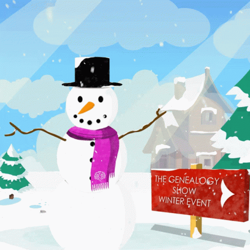 The Genealogy Show Stan The Snowman GIF - The Genealogy Show Stan The Snowman Tgs Snow Man GIFs