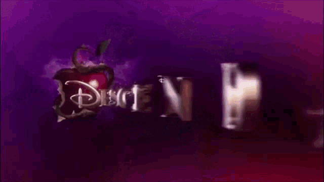 a group of people are standing next to each other on a screen with a disney logo in the middle .