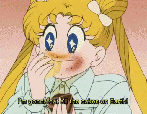 Sailor Moon Chomp GIF - Sailor Moon Chomp Eat GIFs