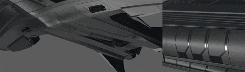 a 3d model of a futuristic jet with a gray background