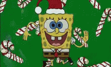 Spongebob Squarepants Dance GIF - Spongebob Squarepants Dance Christmas GIFs