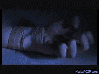 a close up of a person 's wrist with a bandage on it .