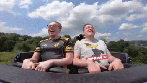 Rollercoaster Ride GIF - Rollercoaster Ride Here We Go GIFs