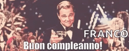 Buon Compleanno Auguri GIF - Buon Compleanno Auguri Leonardo Di Caprio GIFs